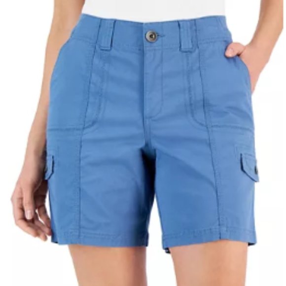 Style & Co Zig Zag Table Mid Rise Comfort Fit Bermuda Shorts Studio - Picture 3 of 15